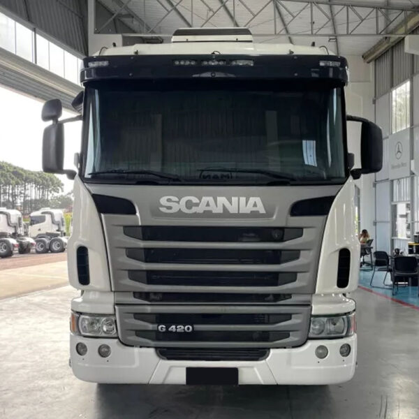 Emblema de Potência Cromado para Caminhão Scania G420 Após 2010