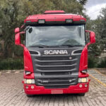 Emblema de Potência Cromado para Caminhão Scania G560 Após 2010