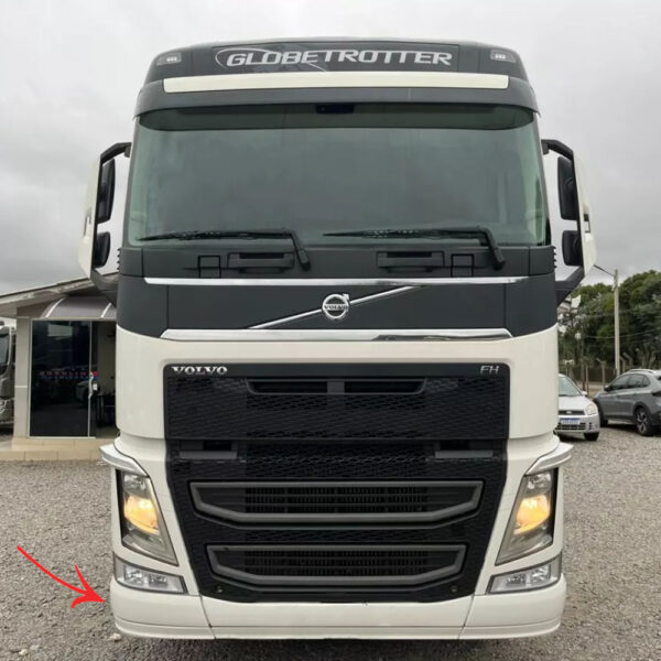 Ponteira Para-Choque para Caminhão Volvo FH 2015 á 2021 Lado Direito Metal