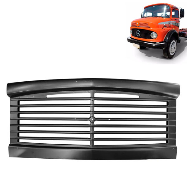 Grade Frontal para Caminhão Mb 1111 / 1113 / 1313 / 1513 Farol Redondo