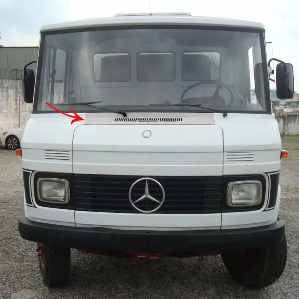 Chapa Central Para-Brisa para Caminhão MB 608 / 708