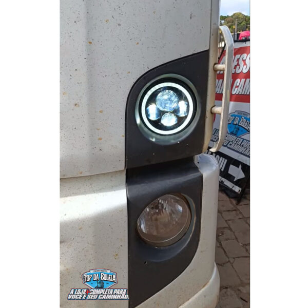 Farol Led Angel Eyes H4 40w 75 mm