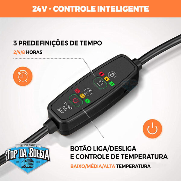 Lençol Térmico Elétrico 24V para Caminhão Ônibus 40W