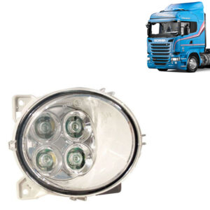 Farol auxiliar Externo LED para Caminhão Scania S5 S6 Lado Direito