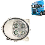 Farol auxiliar Externo LED para Caminhão Scania S5 S6 Lado Esquerdo