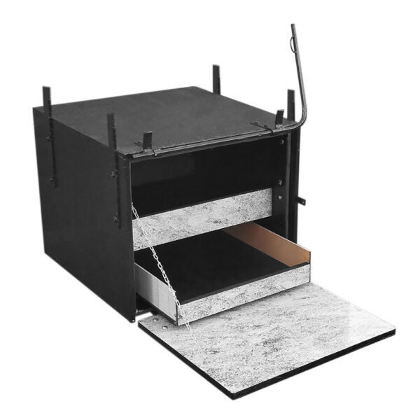 Caixa de Fogareiro Para Caminhão com Compartimento 50x60x60cm