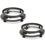 Par Farol Led Angel Eyes H4 40w 75 mm com Suporte para Adaptação Vw Constellation