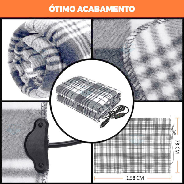 Lençol Térmico Elétrico 24V para Caminhão Ônibus 40W
