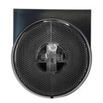 Lanterna Lateral Carreta LED Fumê 85mm 12V 24V com Fio
