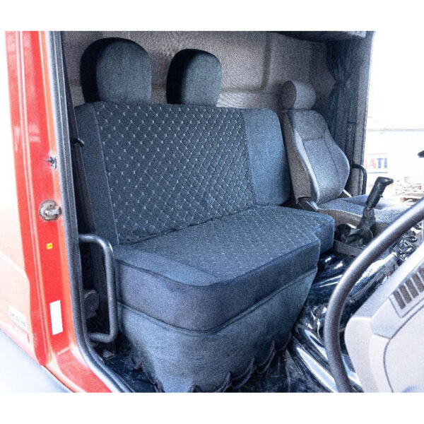 Sofá Cama Sued Luxo para caminhão Lado Carona