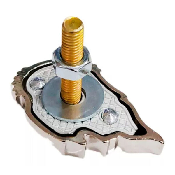Par Parafuso para Fixar Placa Carro / Caminhão Alumínio Jesus Cristo
