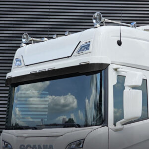 Tapa Sol Acrílico para Caminhão Scania NTG Após 2020 com Lanternas