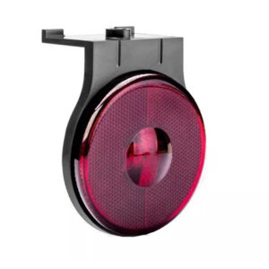 Lanterna Lateral Carreta LED Laranja 85mm 12V 24V com Fio
