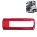 Lente Lanterna Traseira LED para Caminhão Volvo FH / FM / VM