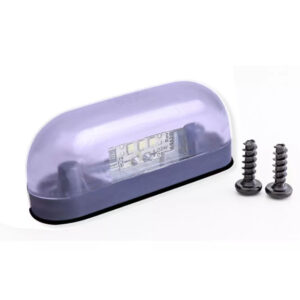 Lanterna de Placa Cristal LED Universal para Caminhão / Carreta / Reboque 12v 24v