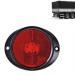 Lanterna Peito Carreta LED Universal Vermelha 12v / 24v