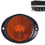 Lanterna Peito Carreta LED Universal Laranja 12v / 24v