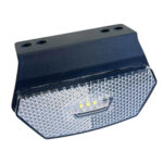 Lanterna Lateral Diamante LED Cristal para Caminhão / Carreta 12V 24V com Fio