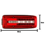 Lanterna Traseira LED para Caminhão Vw Meteor 2020 á 2023 Lado Direito 2V5945096C
