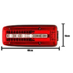 Lanterna Traseira LED para Caminhão Vw Meteor 2020 á 2023 Lado Esquerdo 2V5945095B