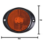Lanterna Peito Carreta LED Universal Laranja 12v / 24v