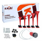 Buzina Musical 5 Cornetas La Cucaracha 12v + Rele Compressor