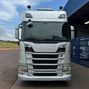 Ponteira Para-Choque Baixo para Caminhão Scania NTG Após 2019 Lado Direito com Ressalto