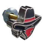 Par Parafuso para Fixar Placa Carro / Caminhão Alumínio Cowboy