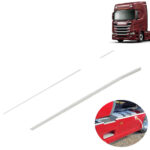 Aplique Inox Friso Carenagem Lateral para Caminhão Scania NTG Entre Eixos 3350mm
