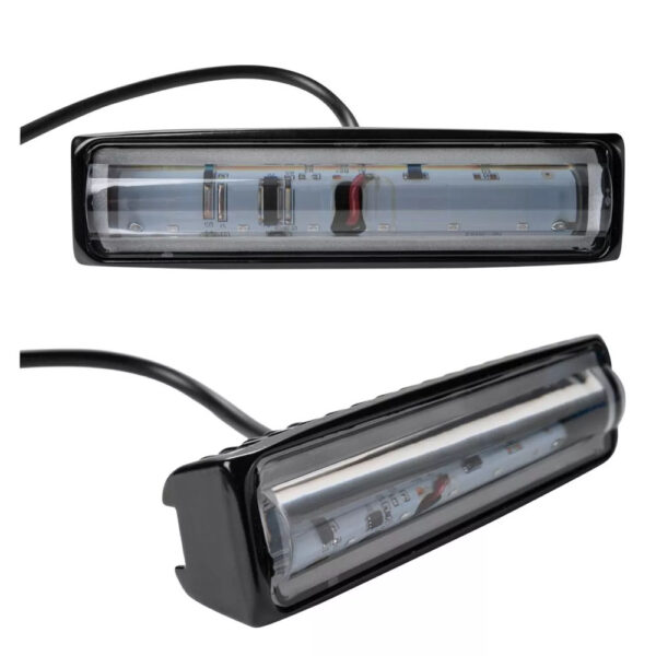 Farolete Linear Red Zone LED Luz Vermelha Laser Universal 20W