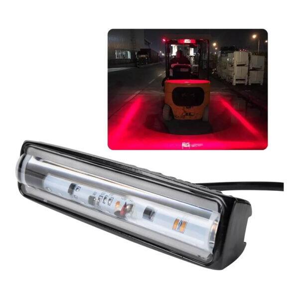 Farolete Linear Red Zone LED Luz Vermelha Laser Universal 20W