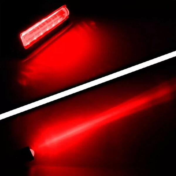 Farolete Linear Red Zone LED Luz Vermelha Laser Universal 20W