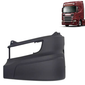 Ponteira Para-Choque Médio para Caminhão Scania NTG Após 2019 Lado Esquerdo com Ressalto