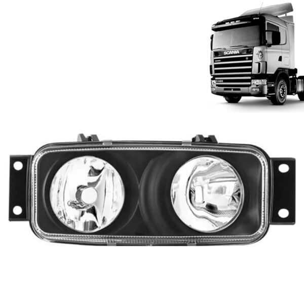 Farol Auxiliar para Caminhão Scania S4 114 / 124 Lado Esquerdo