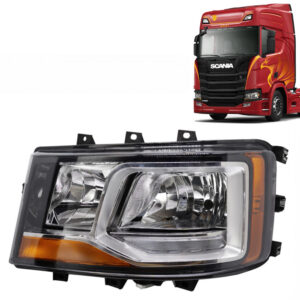 Farol Principal para Caminhão Scania NTG após 2020 Lado Direito