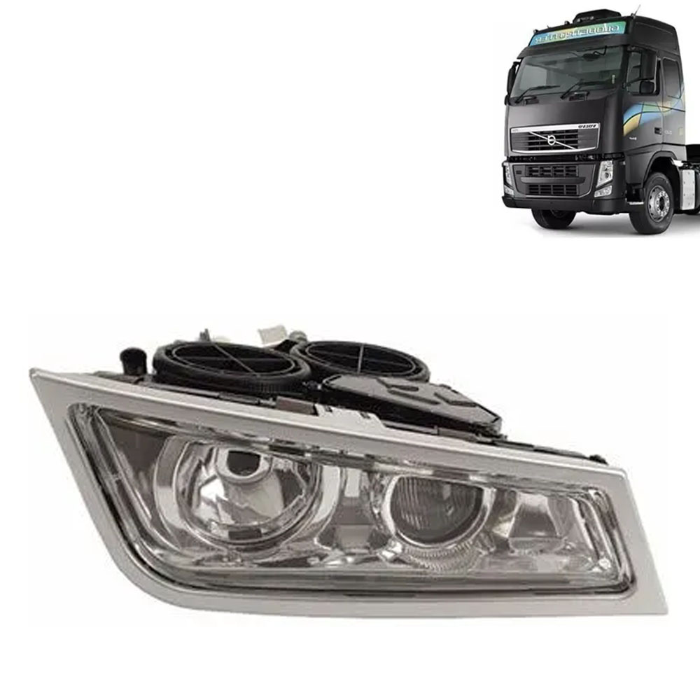 Farol Auxiliar para Caminhão Volvo FH13 de 2010 a 2014 Lado direito
