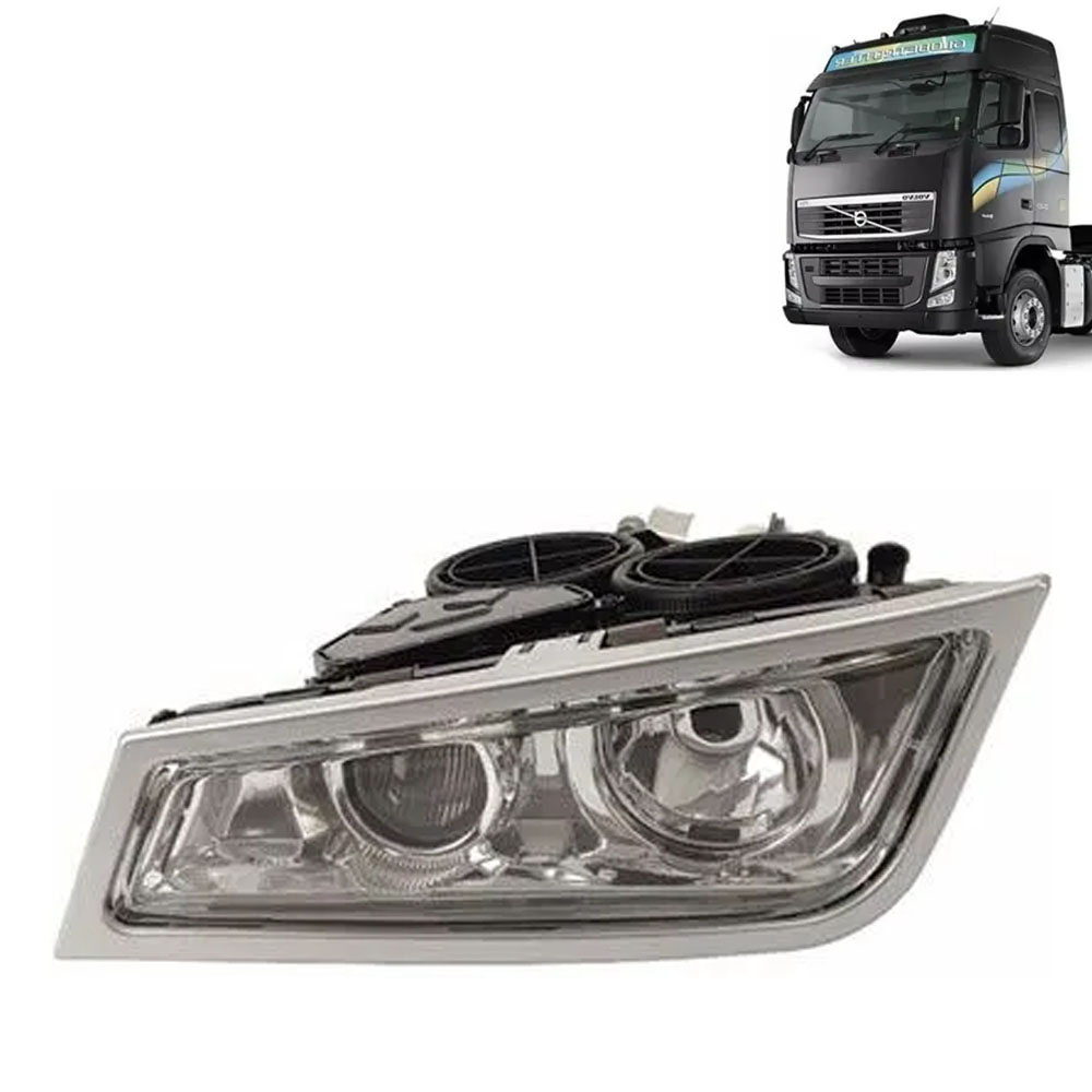 Farol Auxiliar para Caminhão Volvo FH13 de 2010 a 2014 Lado esquerdo