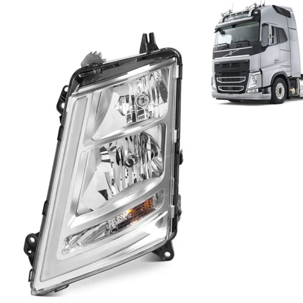 Farol Principal para Caminhão Volvo FH 2015 á 2022 Lado Esquerdo