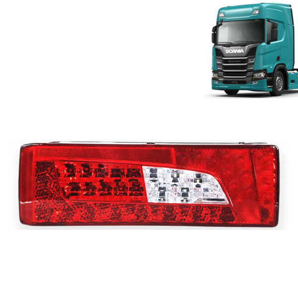 Lanterna Traseira LED para Caminhão Scania S5 S6 S7 Streamline Após 2013 Lado Esquerdo
