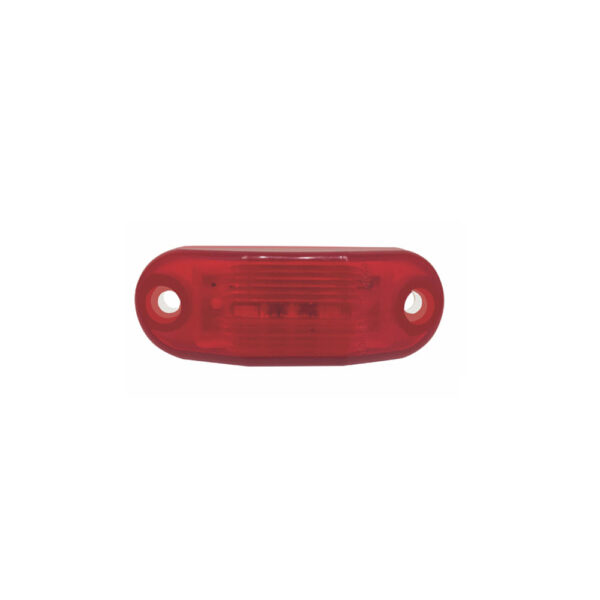 Lanterna Traseira Delimitadora Placa LED Vermelha para Caminhão Universal Bivolt