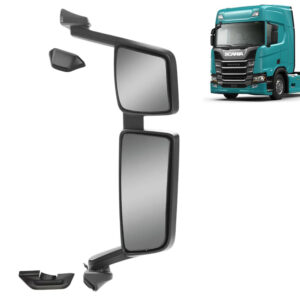Espelho Retrovisor Completo Elétrico para Caminhão Scania NTG após 2020 Lado Esquerdo