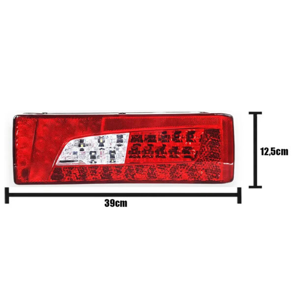 Lanterna Traseira LED para Caminhão Scania S5 S6 S7 Streamline Após 2013 Lado Direito