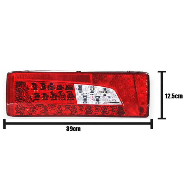 Lanterna Traseira LED para Caminhão Scania S5 S6 S7 Streamline Após 2013 Lado Esquerdo