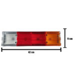 Lanterna Traseira para Caminhão MB 710 / 1620 / Accelo / Atego Lado Direito