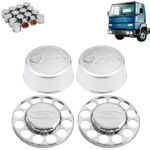 Kit Sobre Tampa Cubo Cromada para Caminhão Ford Cargo 3/4 4x2