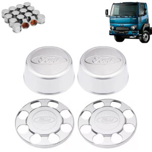 Kit Sobre Tampa Cubo Cromada para Caminhão Ford Cargo 1119 4x2