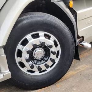 Kit Sobre Tampa Cubo Cromada para Caminhão Volvo VM 8x2