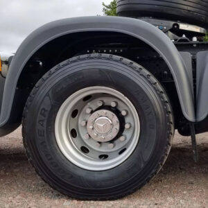 Kit Sobre Tampa Cubo Cromada para Caminhão New MB Actros 6x4