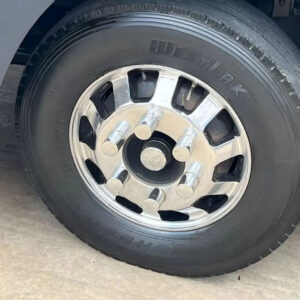 Kit Sobre Tampa Cubo Cromada para Caminhão Vw Delivery Até 2017 4x2