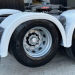 Kit Sobre Tampa Cubo Cromada para Caminhão Scania S5 2008 á 2009 6X2
